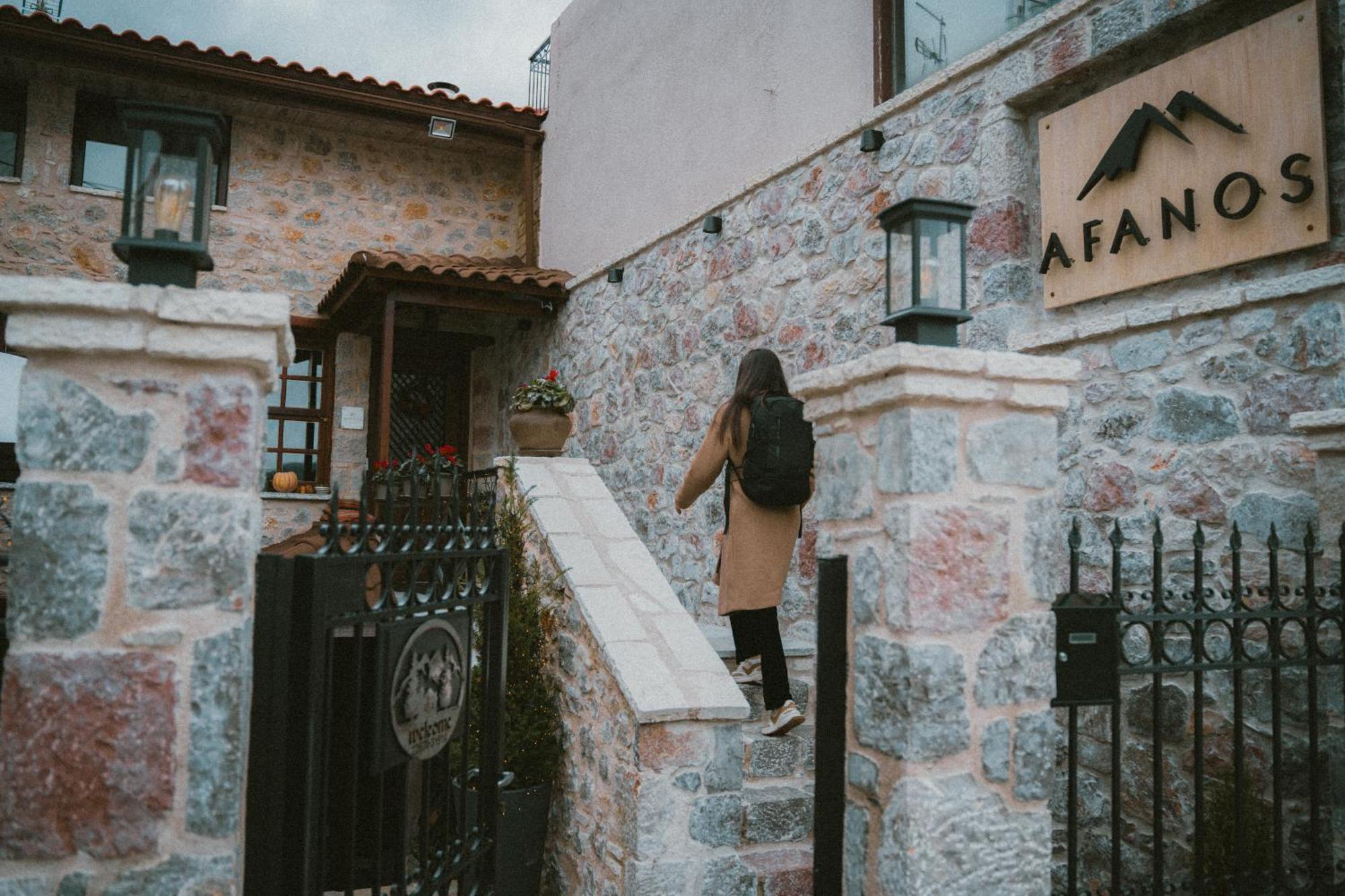 Afanos Guesthouse Arachova Eksteriør billede